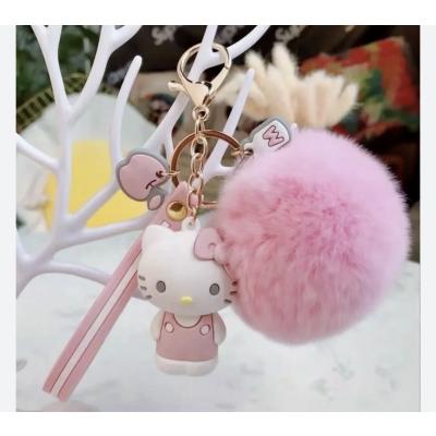 Ponponlu Hellokitty anahtarlık