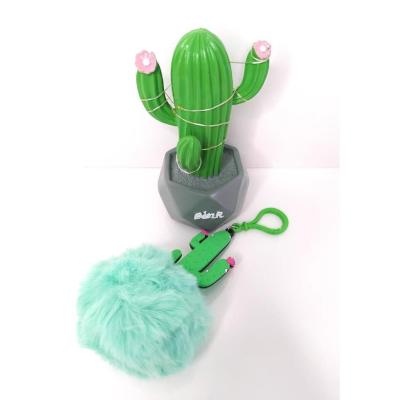 Ponponlu kaktüs anahtarlık 