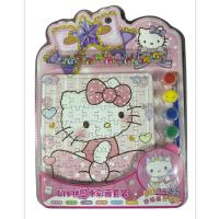 Puzzle Sticker Boyama Boya Seti 12li Karma 4 Model
