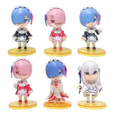 Rem ram hizmetçi kızlar figürleri seti