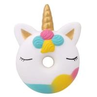 Renkli Sevimli Unicorn Donut Squishy  