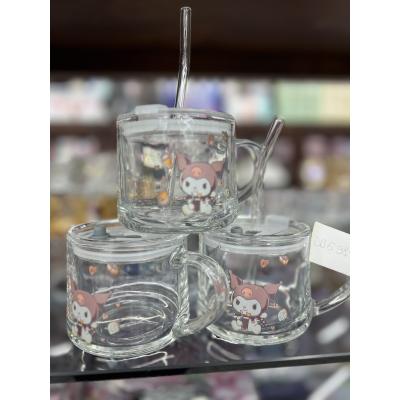 Sanrio cam bardak kupa pipetli a kalite ithal 