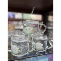 Sanrio cam bardak kupa pipetli a kalite ithal 
