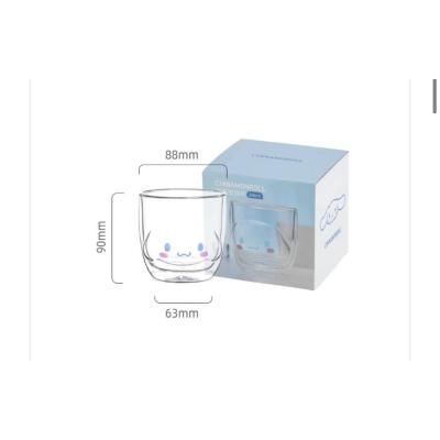  Sanrio cinnamarol çift çidarlı bardak 