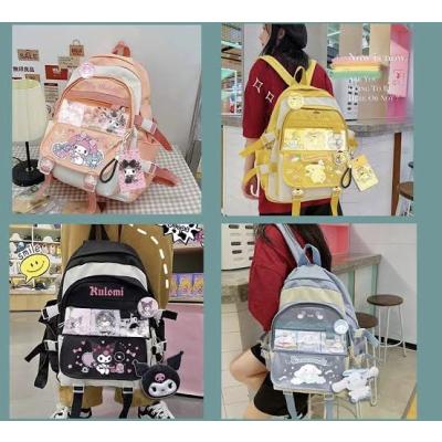Sanrio çok bölmeli sırt çantası