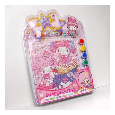 Sanrio Dıy(kendin yap) Boyama setli Yapboz