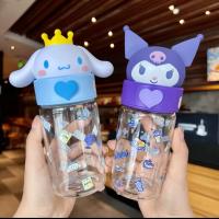 Sanrio kuromi cinnamarol cam matara slikonlu 