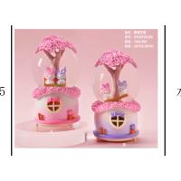 Sanrio kuromi my melody içi dönen motorlu kar küresi