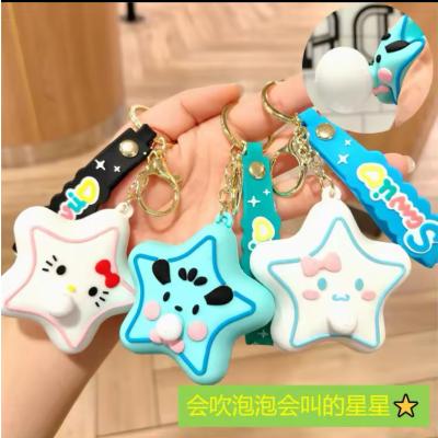 Sanrio sesli anahtarlık slikon karma paket 