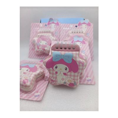 Sanrio yıldız şeklinde not defteri pembe 