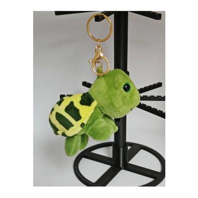 Sarı kabuk kaplumbağa peluş anahtarlık