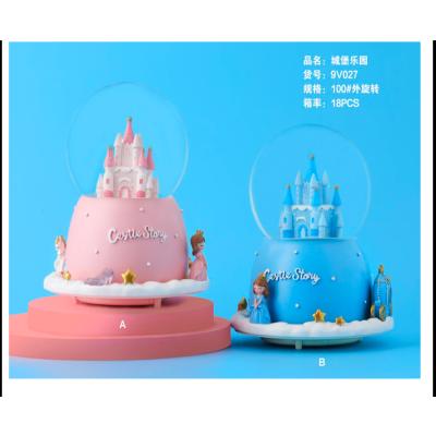 Şato içi ve dışı dönen motorlu kar küresi dev boy 