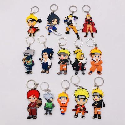 Silikon Naruto itachi çift yönlü anahtarlık 
