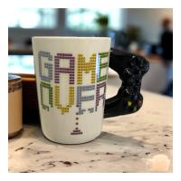 Siyah Kulplu Game over Mug