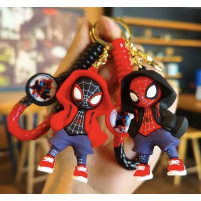 Spiderman hoodie silikon anahtarlık 