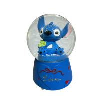 Stitch Kalpli Müzikli Işıklı Püskürtmeli Büyük Boy Kar Küresi 2 model
