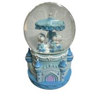 Tavşan pony mavi kar küresi büyük boy