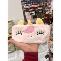 Unicorn boynuzlu kalemlik peluş