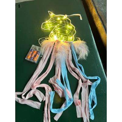 Unicorn ışıklı düş kapanı 