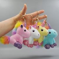 Unicorn pony peluş anahtarlık