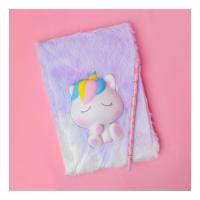 Unicorn squishy peluş defter